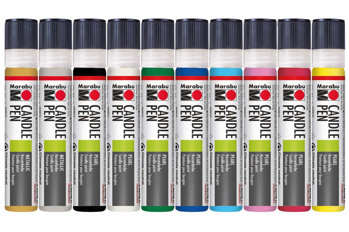 Candle pen set Party 10 x 25ml ass.